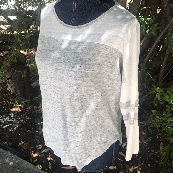 Madewell Tops - Madewell Linen 3/4 Sleeve Tee